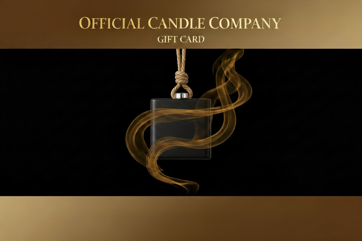 Official Candle Company Car Diffuser Gift Card | Luxury In-Car Fragrance Gift