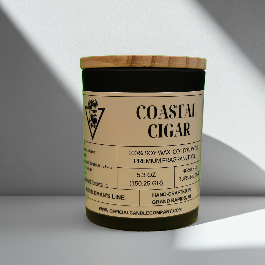 Coastal Cigar Soy Candle