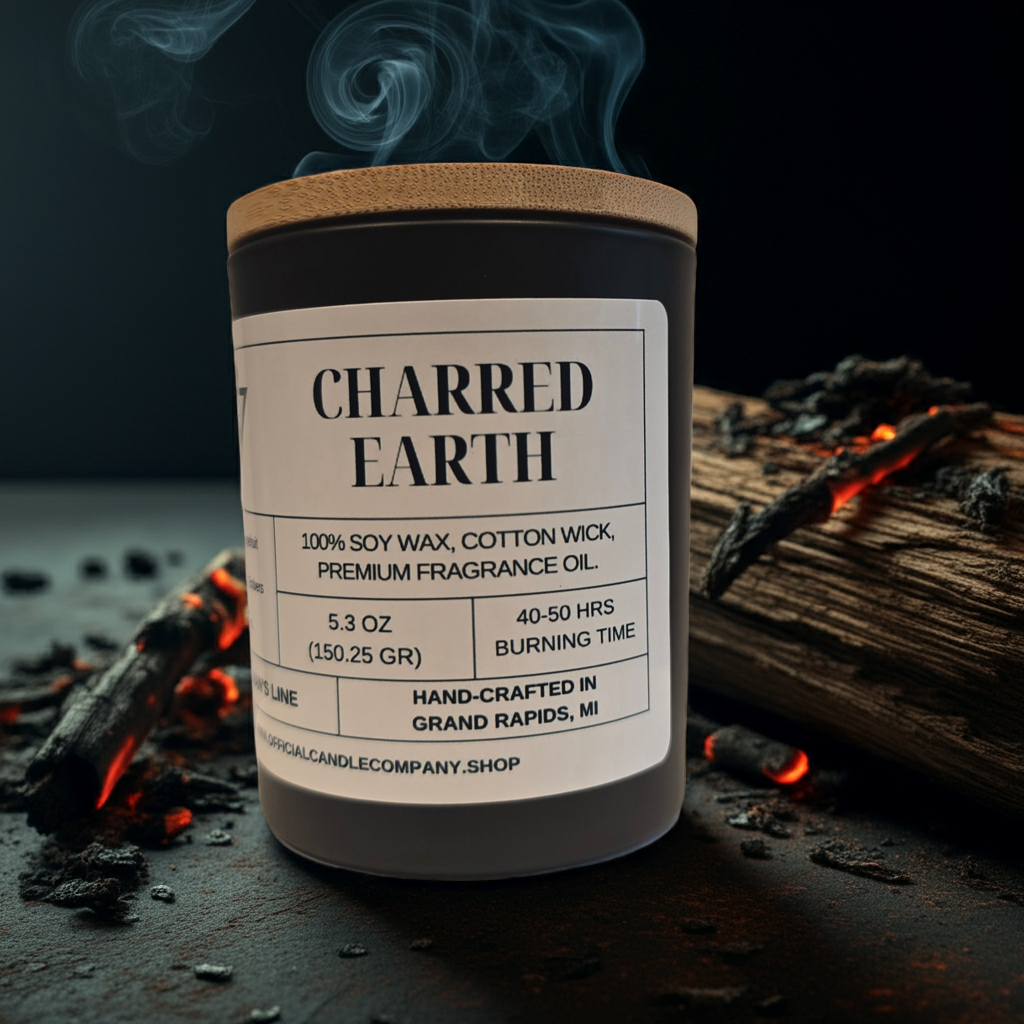 Charred Earth Soy Candle