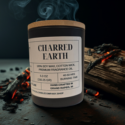 Charred Earth Soy Candle