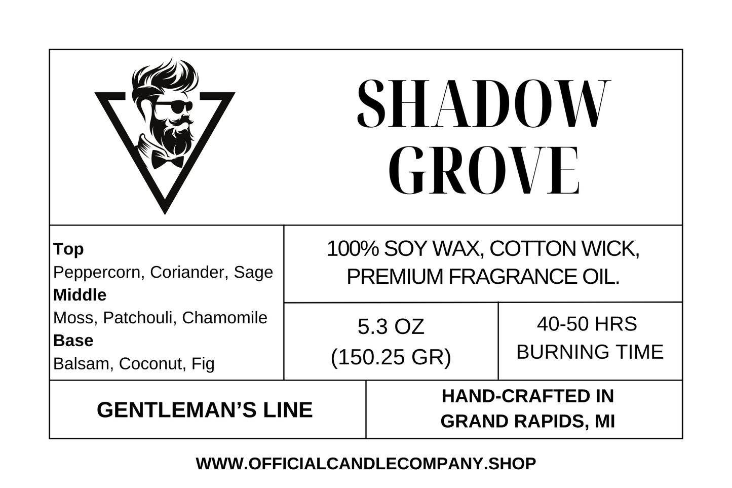 Shadow Grove Soy Candle