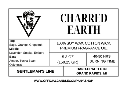 Charred Earth Soy Candle