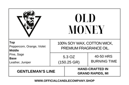 Old Money Soy Candle