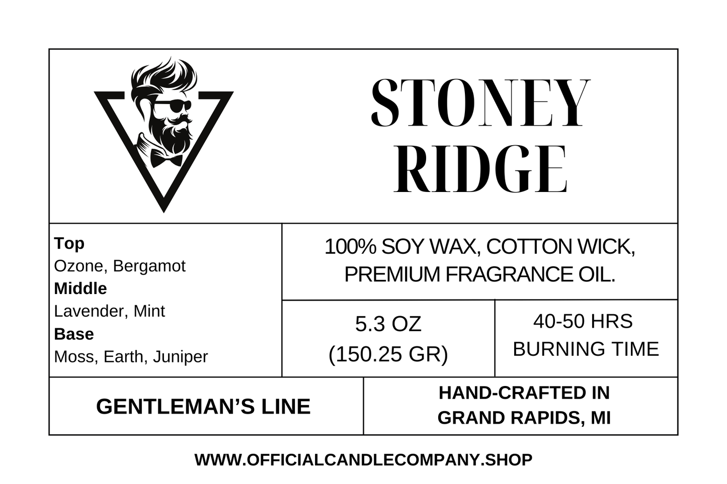 Stoney Ridge Soy Candle