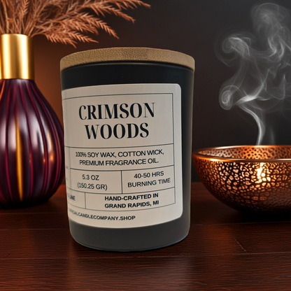 Crimson Woods Soy Candle