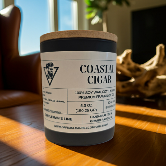 Coastal Cigar Soy Candle