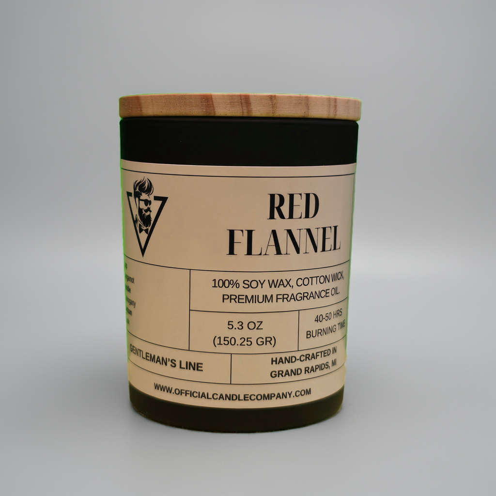Red Flannel Soy Candle