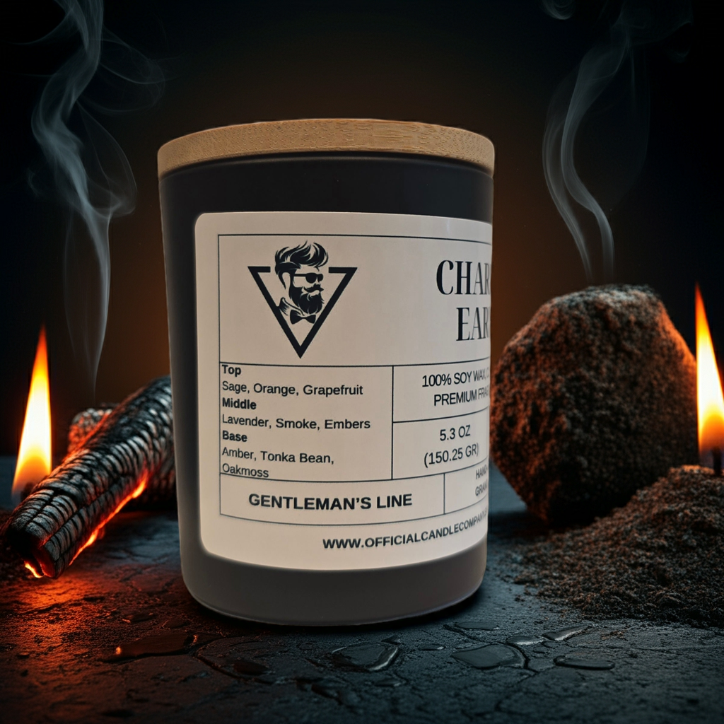 Charred Earth Soy Candle