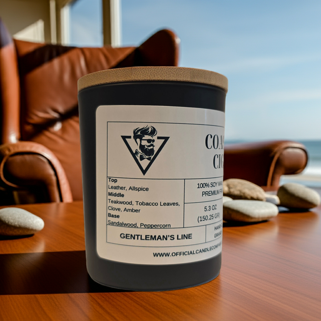 Coastal Cigar Soy Candle