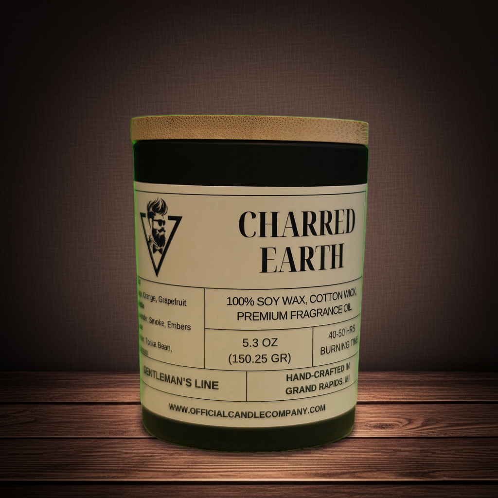 Charred Earth Soy Candle