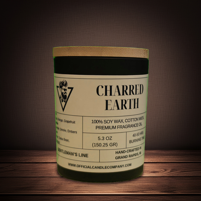 Charred Earth Soy Candle