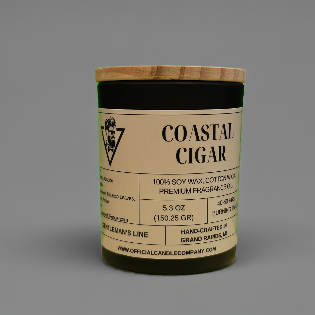 Coastal Cigar Soy Candle