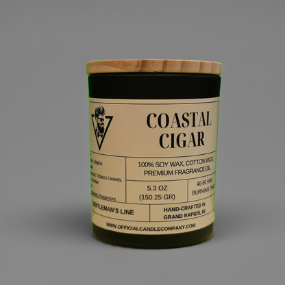 Coastal Cigar Soy Candle