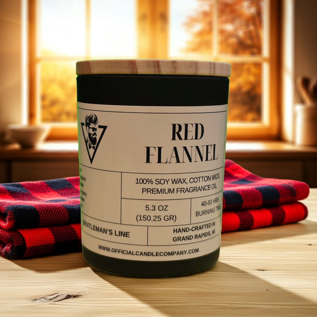 Red Flannel Soy Candle