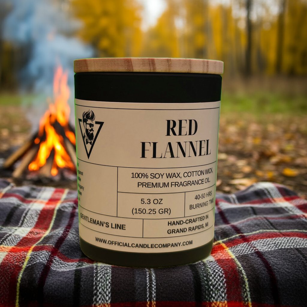 Red Flannel Soy Candle