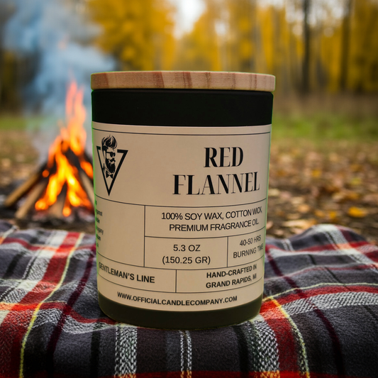 Red Flannel Soy Candle