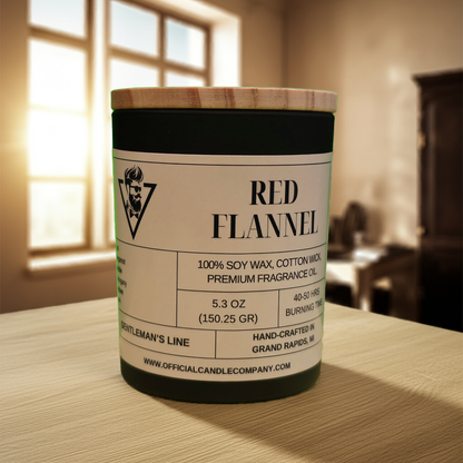 Red Flannel Soy Candle