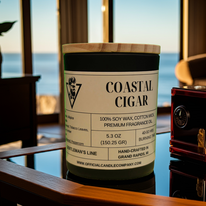 Coastal Cigar Soy Candle