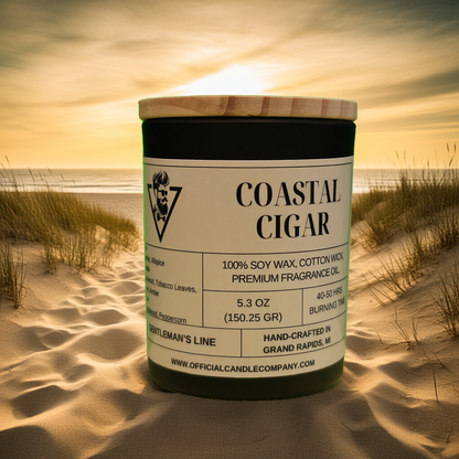Coastal Cigar Soy Candle