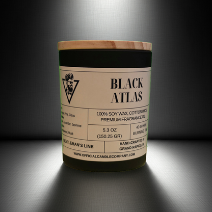 Black Atlas Soy Candle