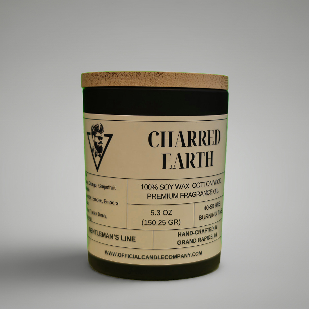 Charred Earth Soy Candle