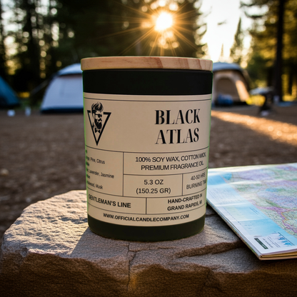 Black Atlas Soy Candle