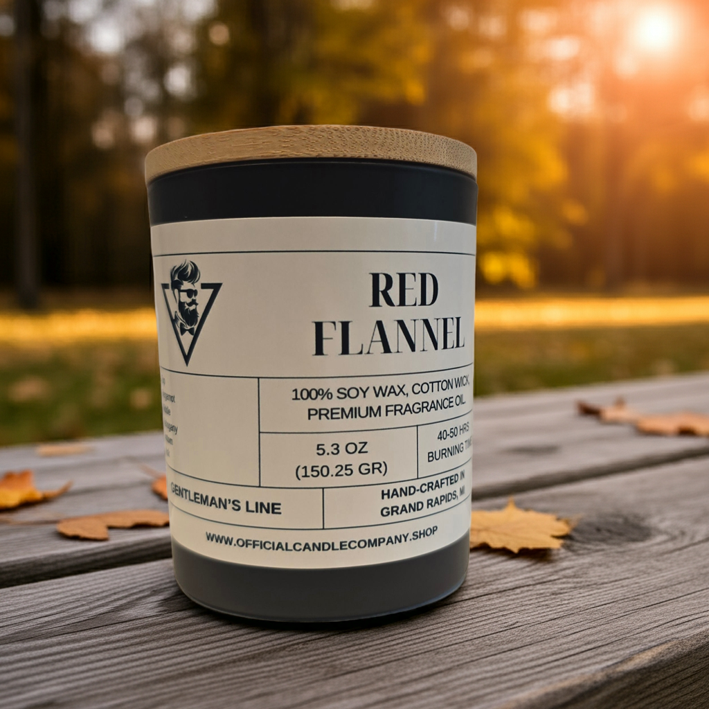 Red Flannel Soy Candle