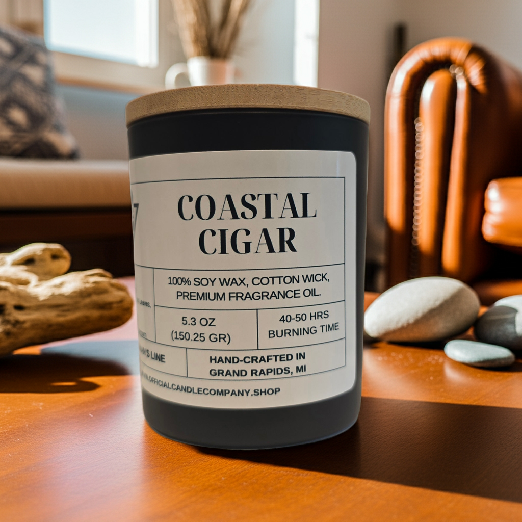 Coastal Cigar Soy Candle